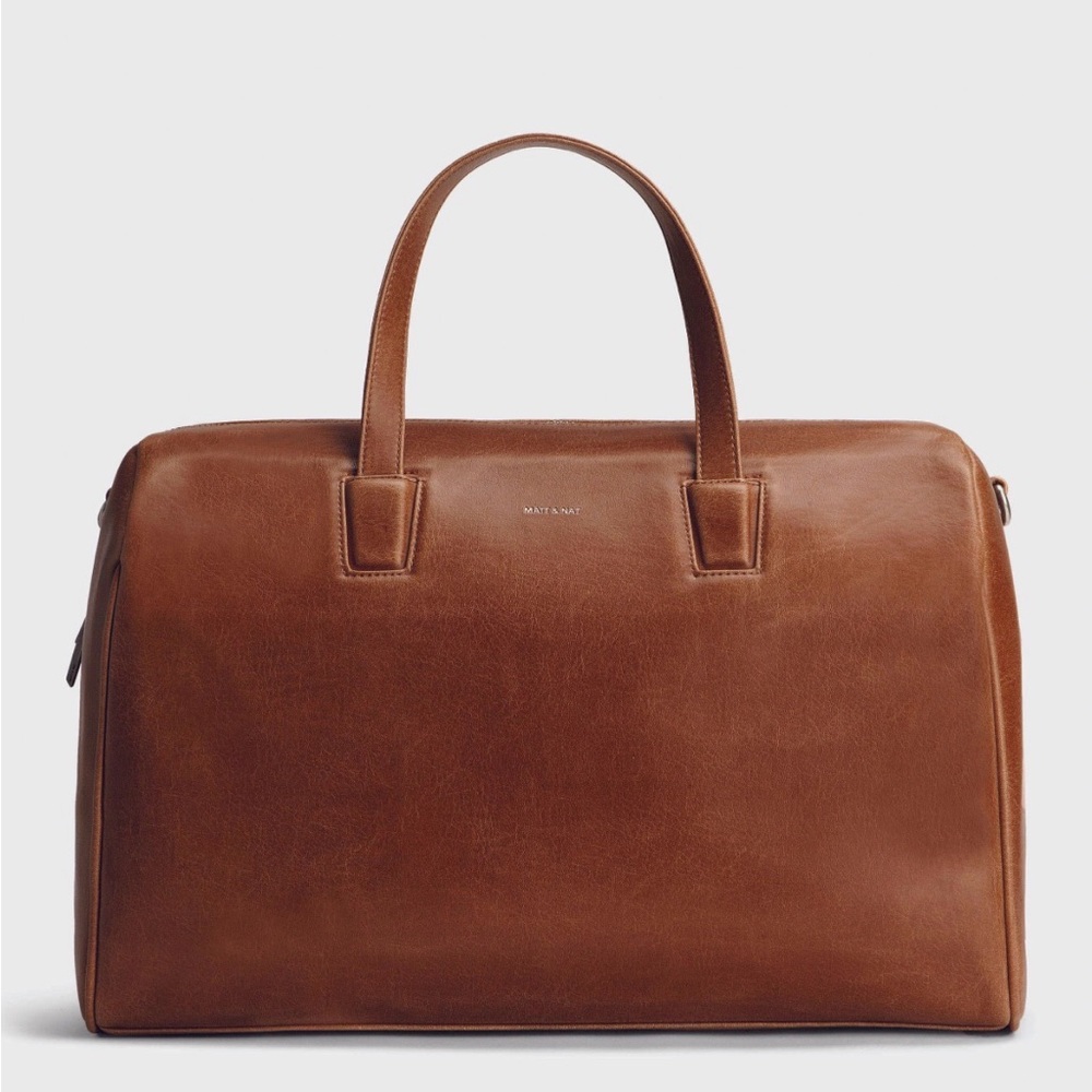 Matt & Nat Mitsuko Large Vegan Weekender bag in chili - cruelty free